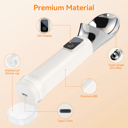 TechRise Heated Ice Cream Scoop, 5000mAh Rechargeable