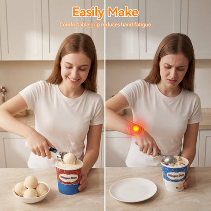 TechRise Heated Ice Cream Scoop, 5000mAh Rechargeable